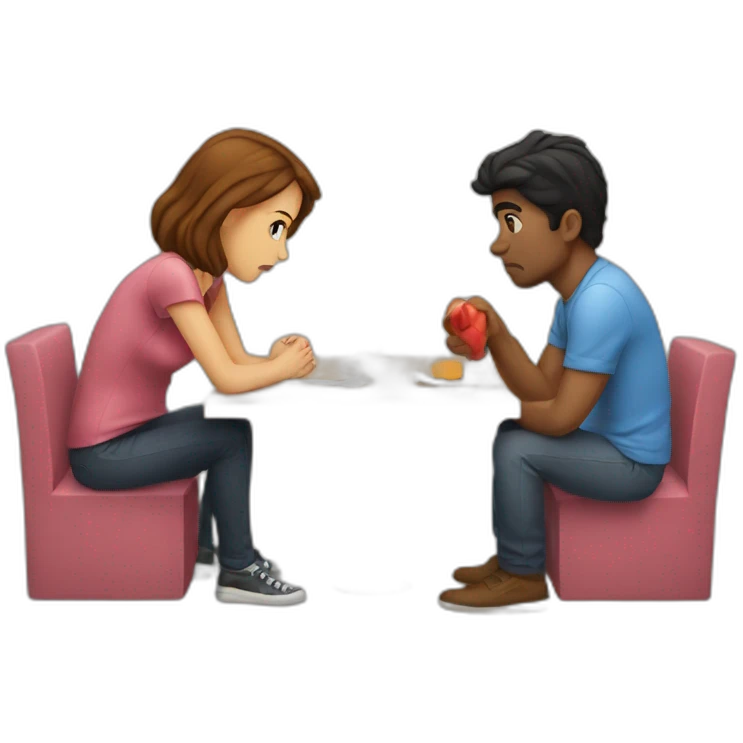Break up  emoji