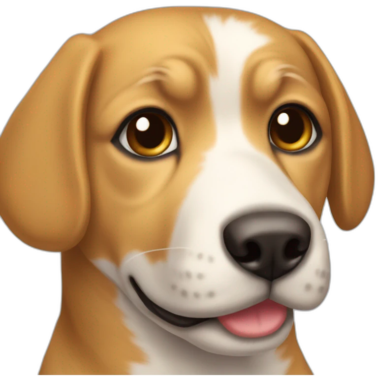 Chien sur chat emoji