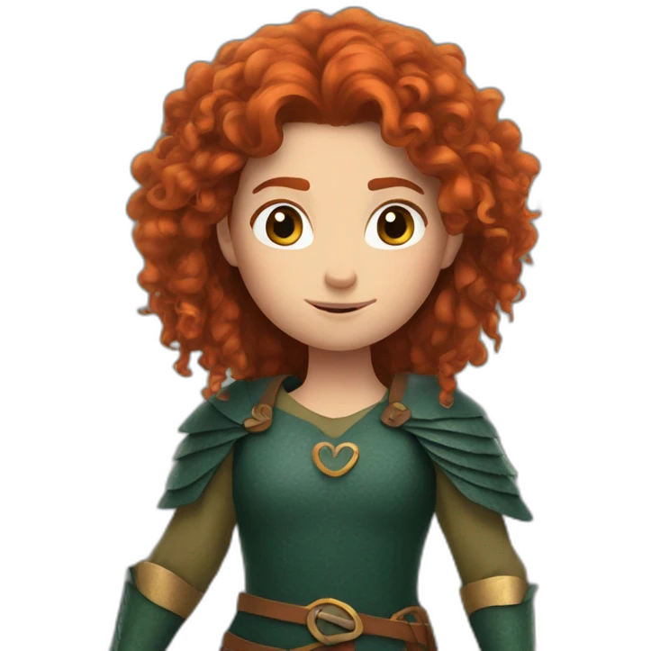 Merida brave emoji