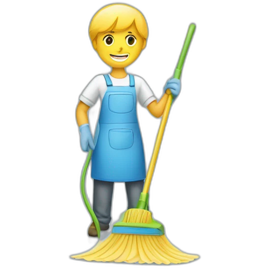 Cleaning emoji