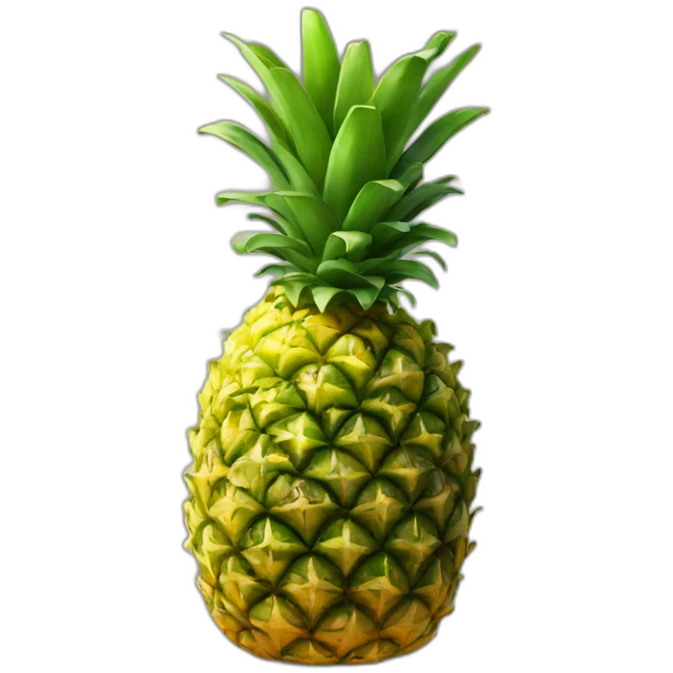 Un ananas emoji