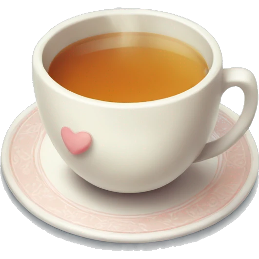 Cute tea emoji