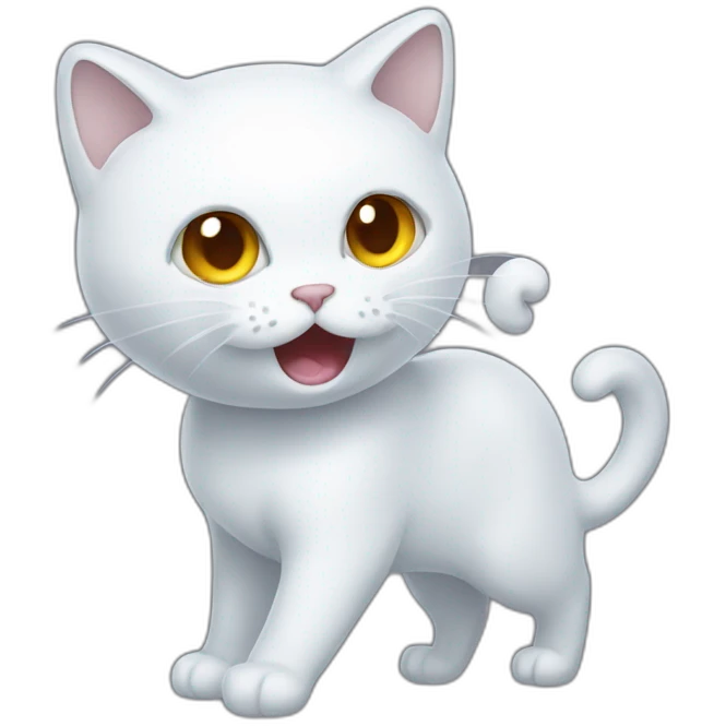 Cat ghost emoji