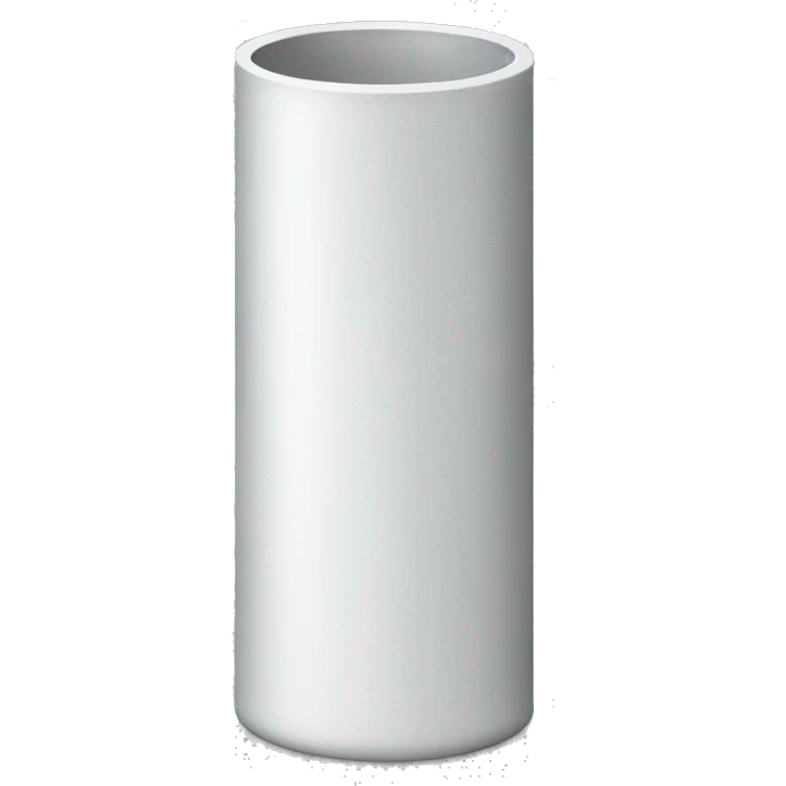 Large cylinder with a pointed top that looks like santa emoji