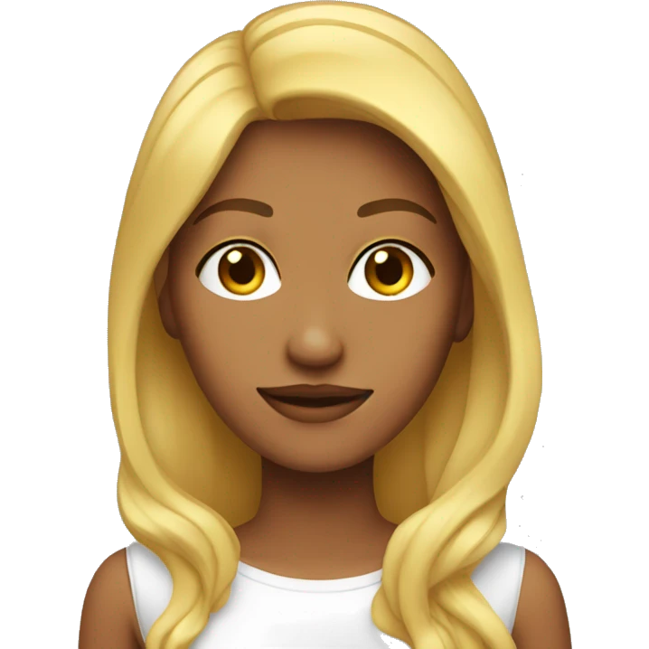 mujer bonita joven emoji