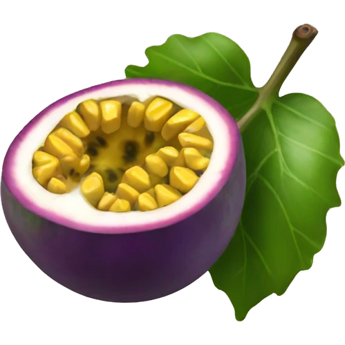 Passion fruit emoji