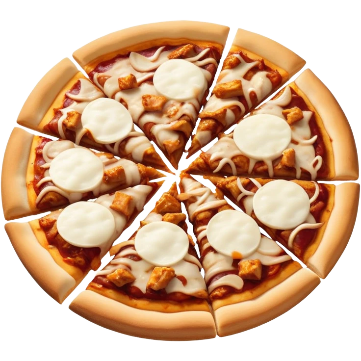Bbq chicken pizza emoji