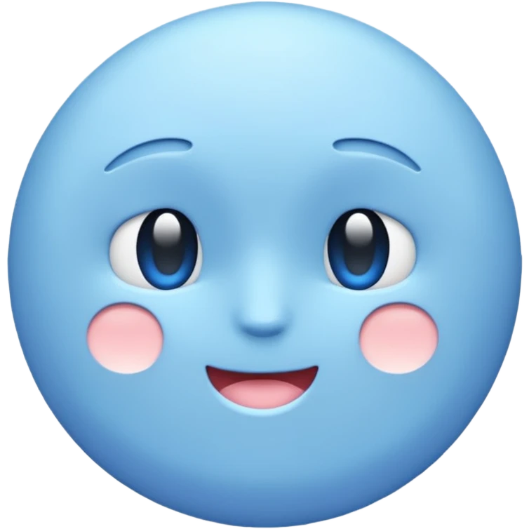 aesthetics blue  emoji