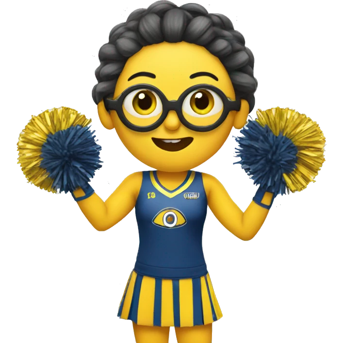 minion cheerleader emoji