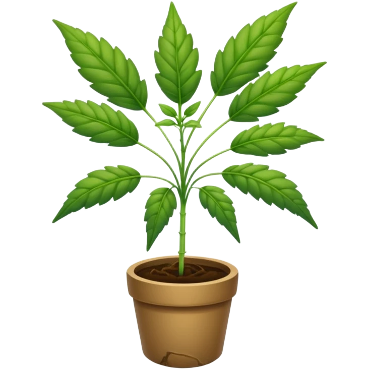 Weed plant emoji