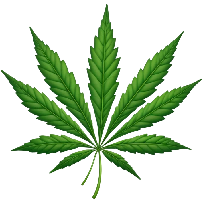 Weed leaf emoji