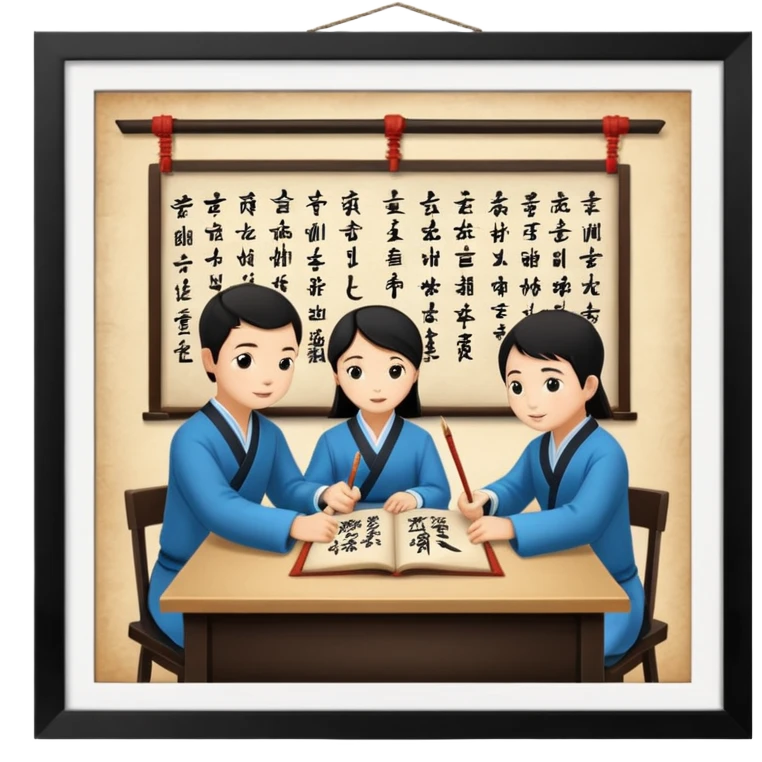 ancient Chinese education emoji