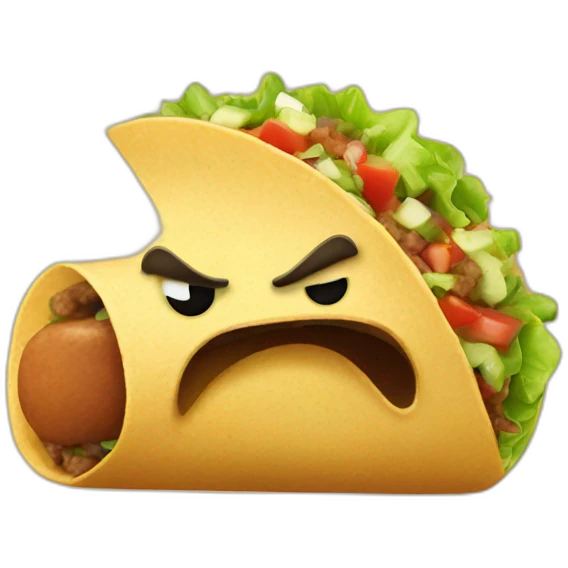 Angry Taco emoji