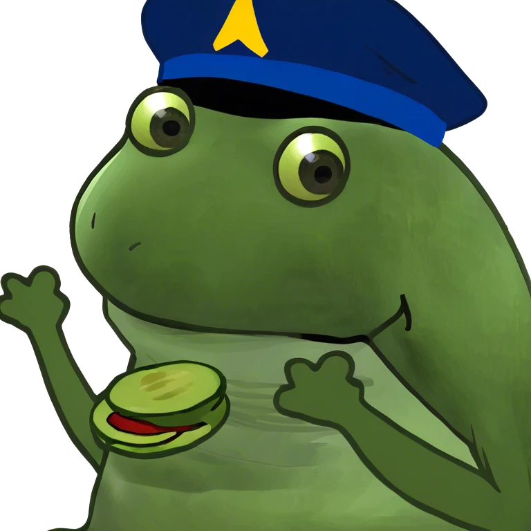 Trash pickle emoji