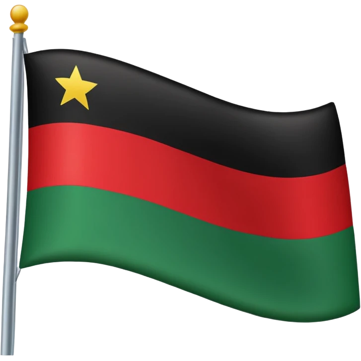 African American flag emoji