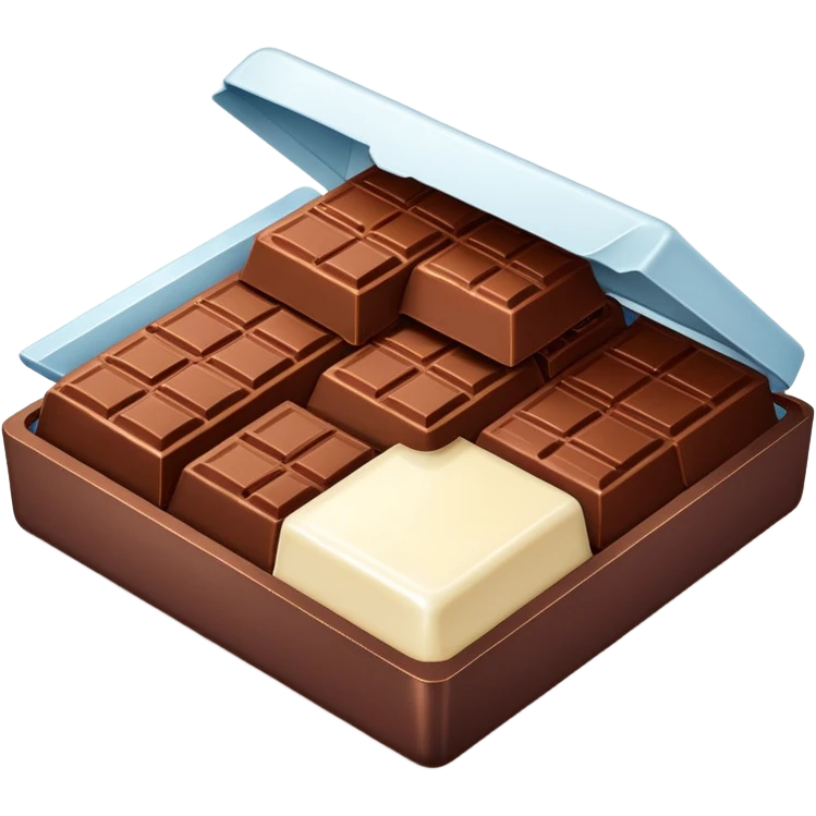 Box of chocolate  emoji