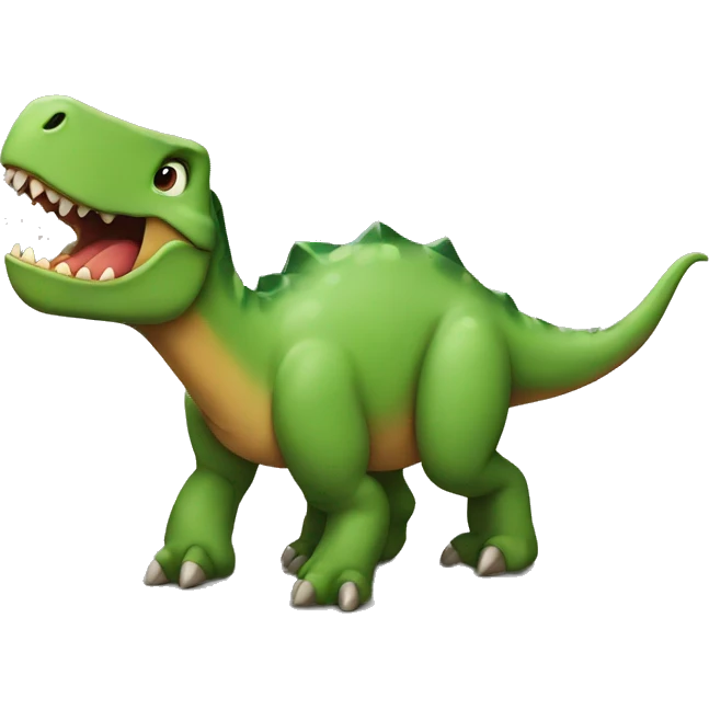 Dinosaur love emoji