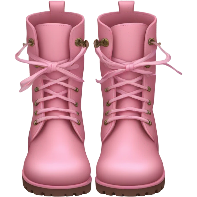 Pink boots emoji