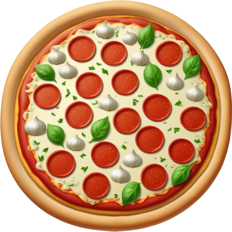 Pizza sugo origano e aglio  emoji