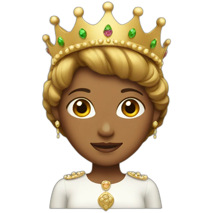 women with crowns emoji