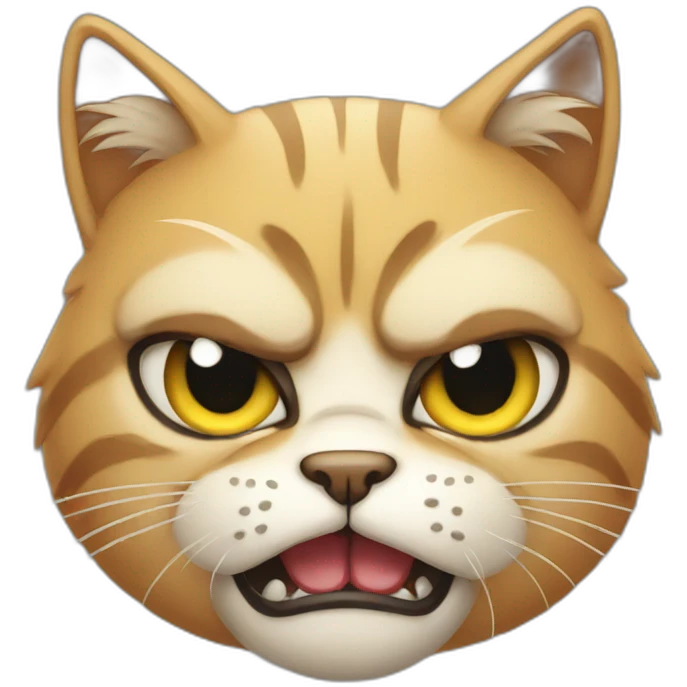 angry cat emoji