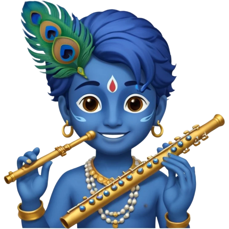 Lord little Krishna emoji