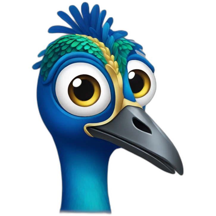 Peacock emoji emoji