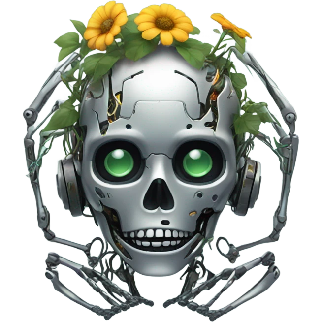 Cyborg grave emoji