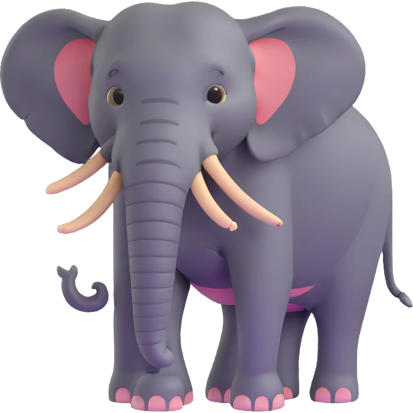 man with elephant features emoji