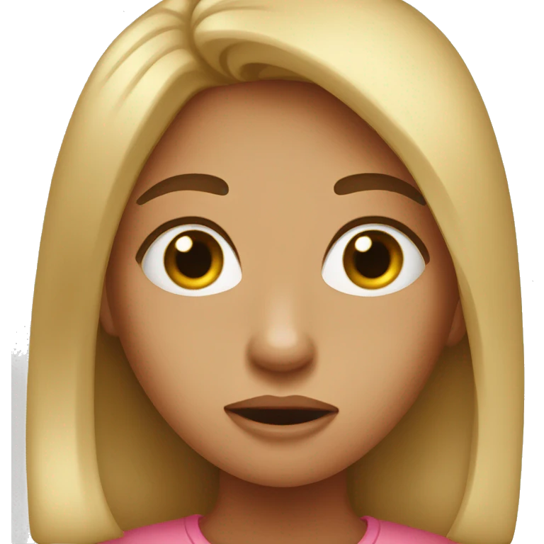 Girl shoked emoji