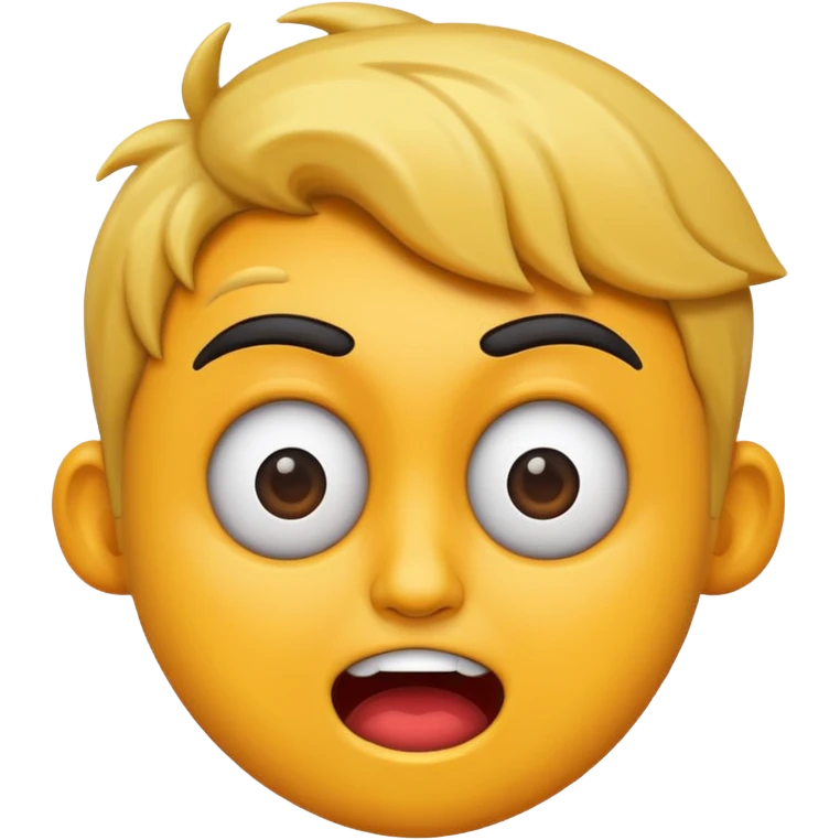 Crazy idiot emoji