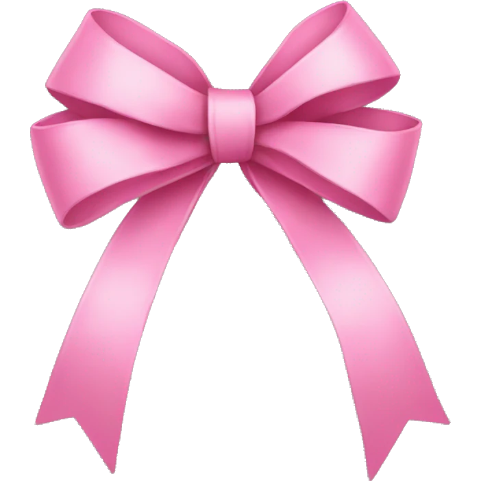 Pink bow  emoji
