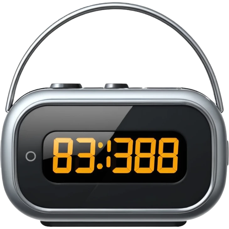 iphone alarm clock  emoji