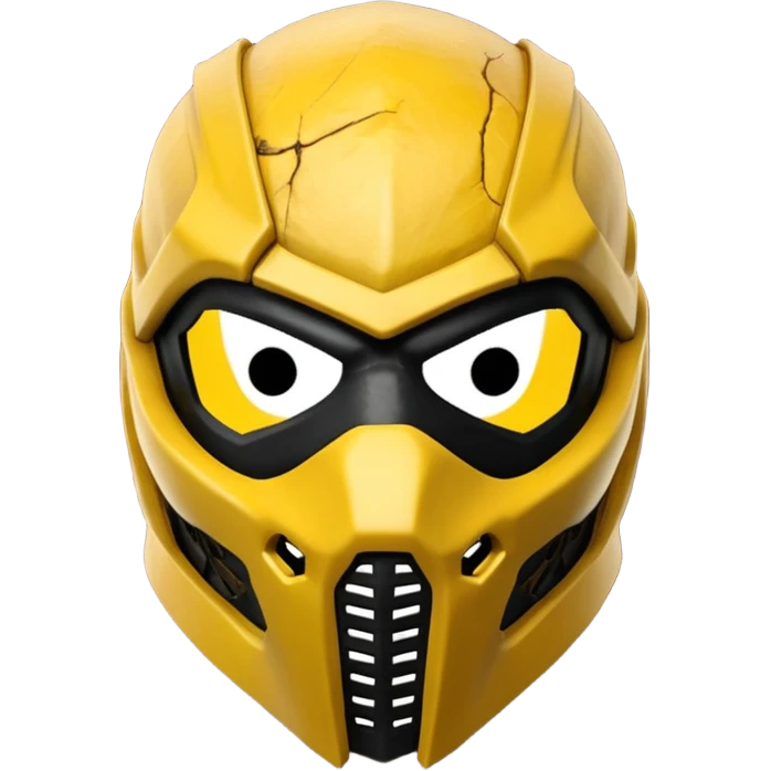 mortal kombat scorpion mask emoji
