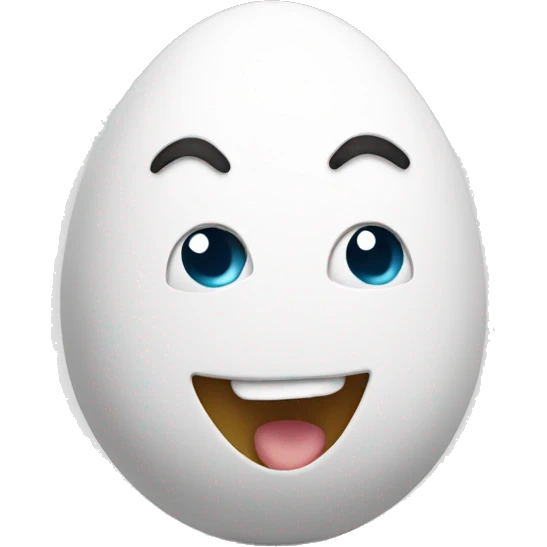 Smile x egg emoji