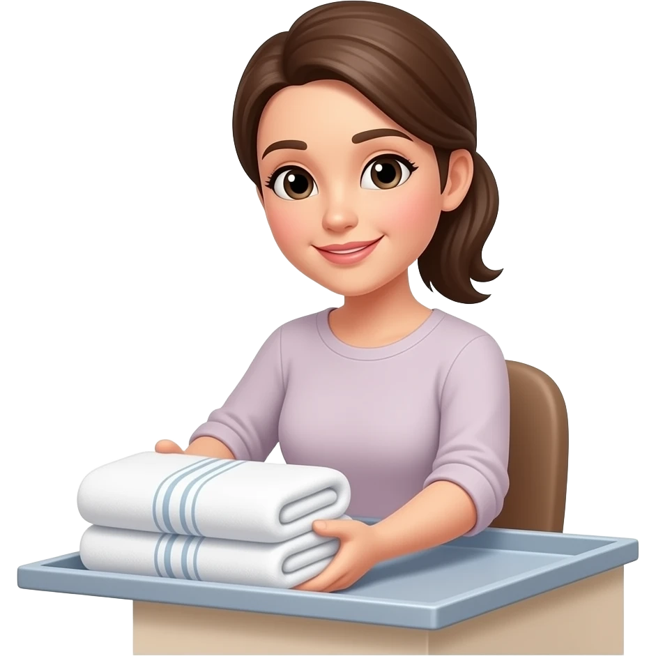 tournée les serviettes emoji