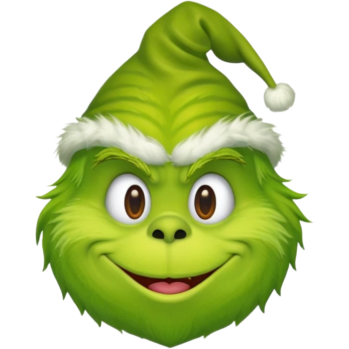 Un emoji de el Grinch emoji
