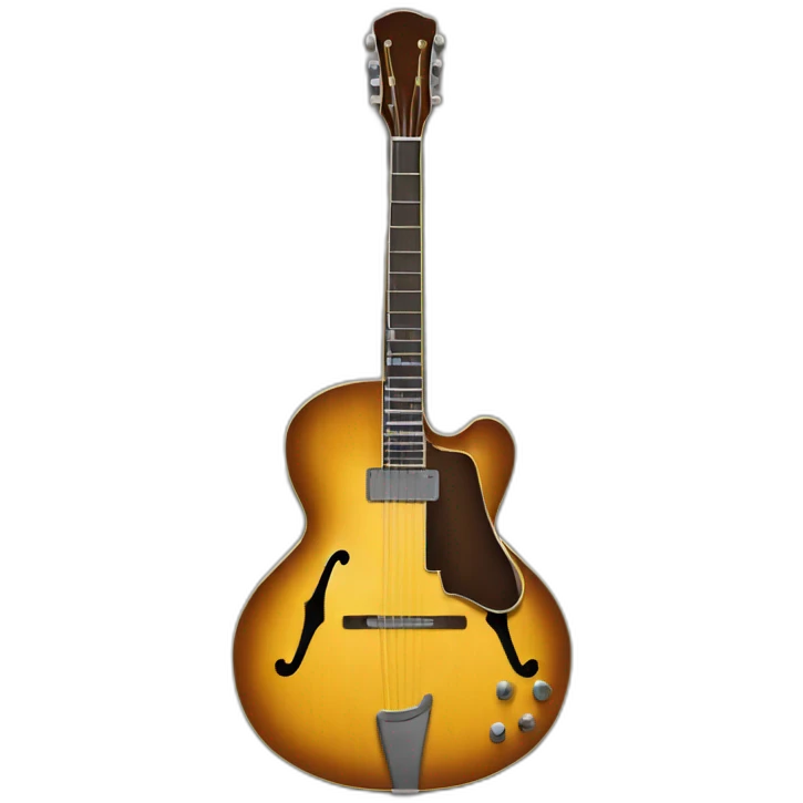 archtop guitar emoji