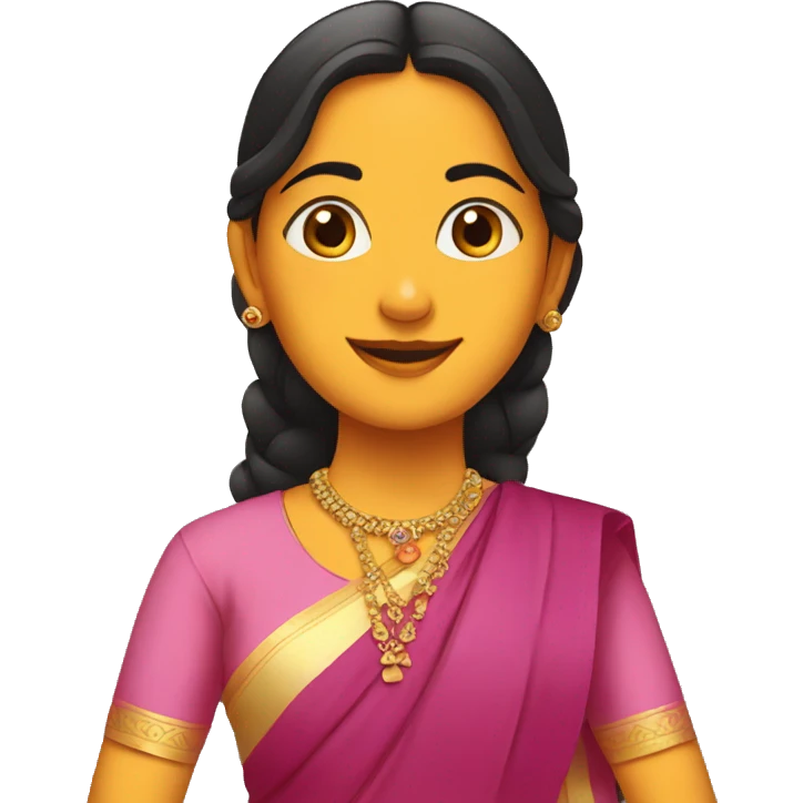 Marathi girl in nauwari emoji