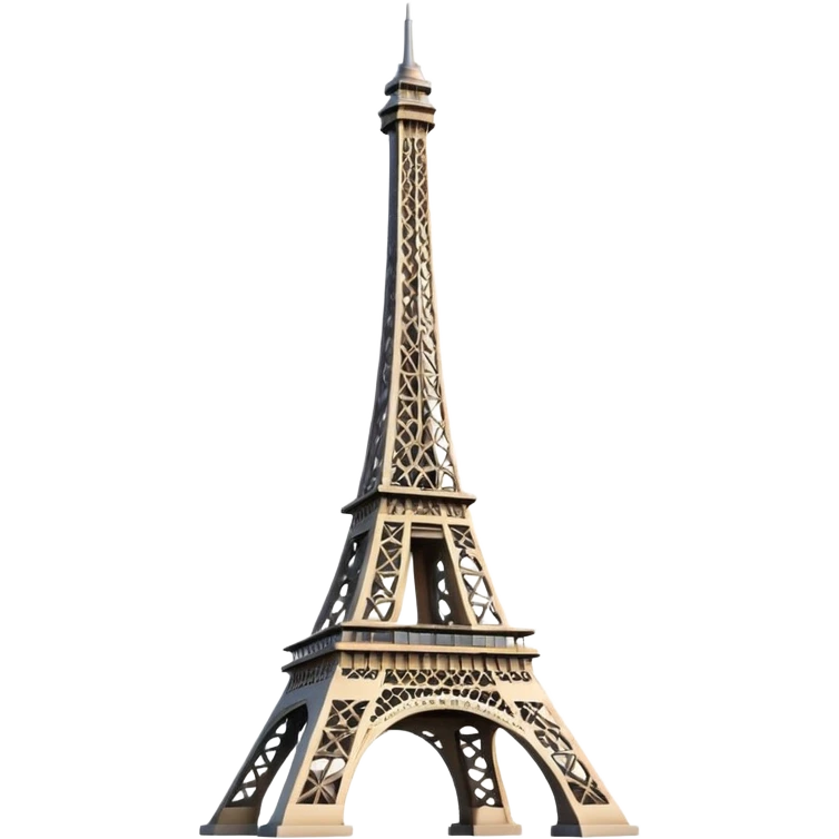 MENARA EIFFEL ICONIC BUILDING WITHOUT BACKGROUND emoji