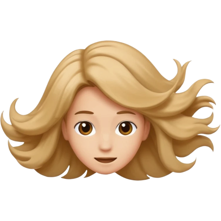 Hair flip emoji