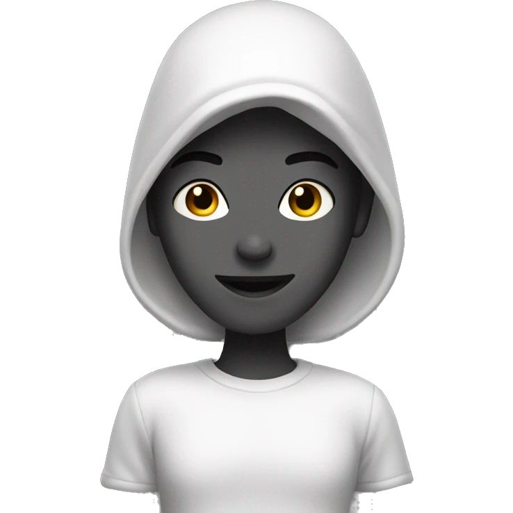 holic flashing black and white emoji