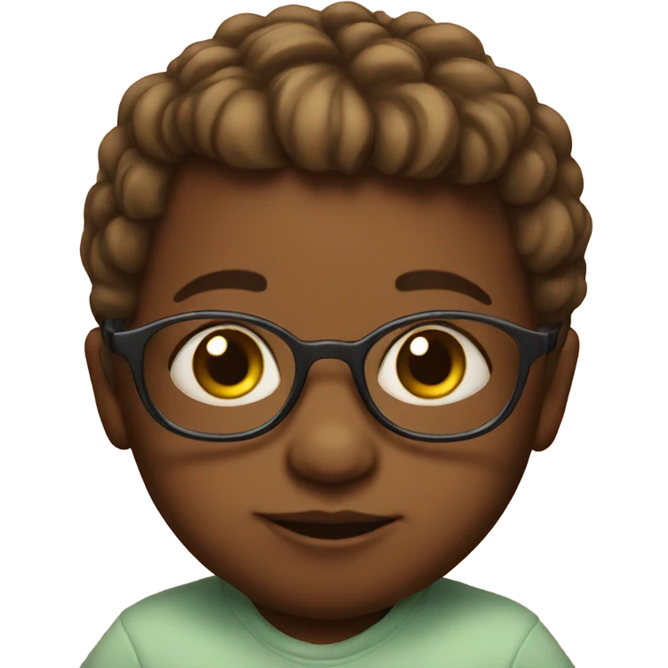 baby with glasses emoji