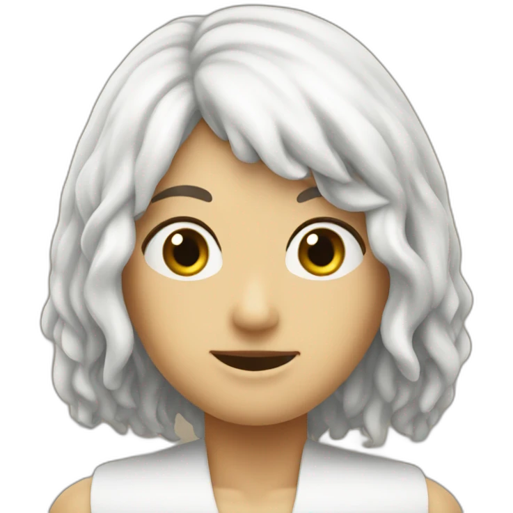 Caca blanc emoji