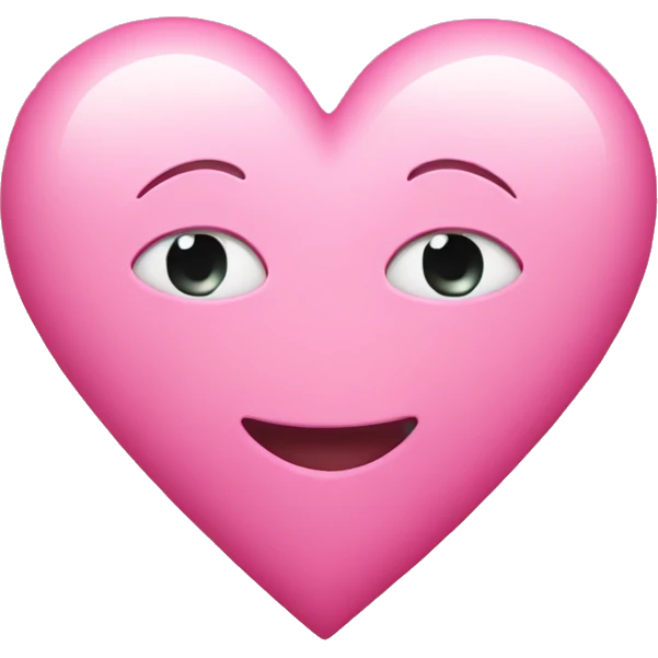 Pink heart  emoji