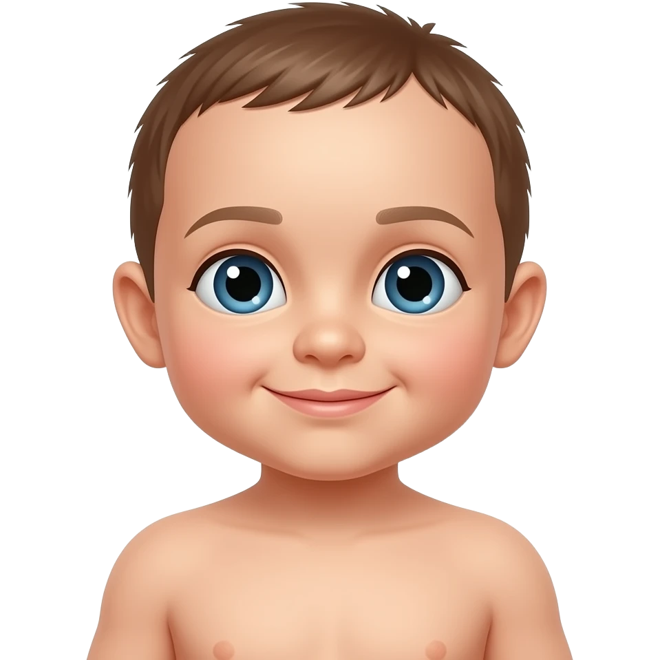 Naked baby emoji