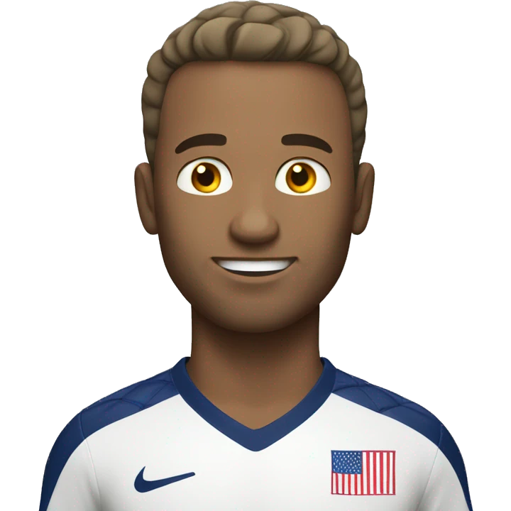 USA white man soccer emoji
