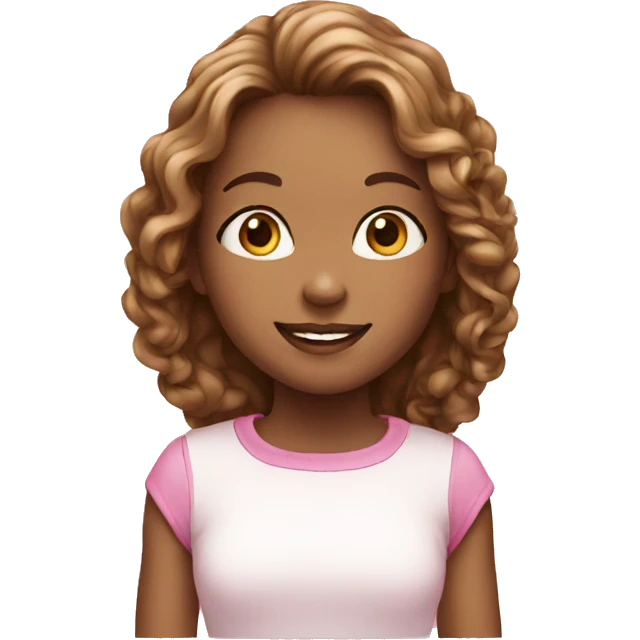 Girl pink emoji