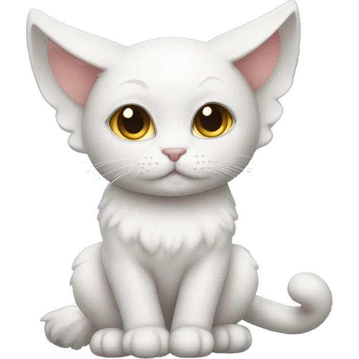 angel cat emoji