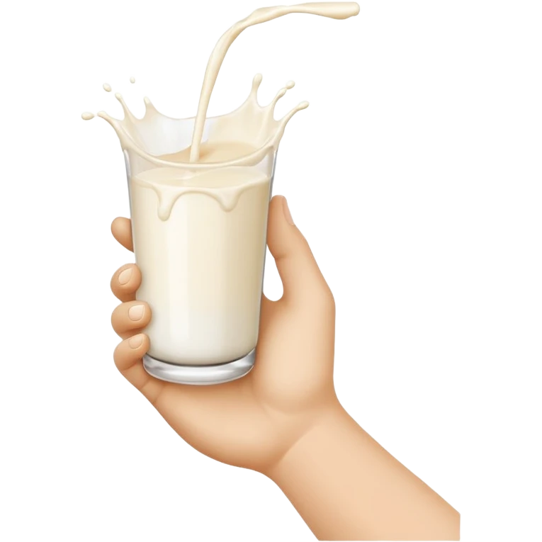 milk on hand emoji